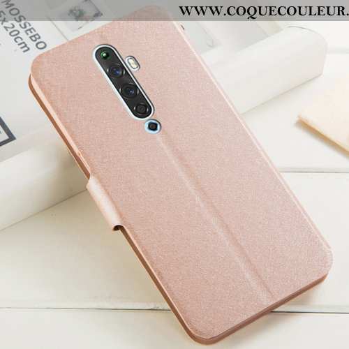 Housse Oppo Reno2 Z Protection Incassable Cuir, Étui Oppo Reno2 Z Strass Support Champagne