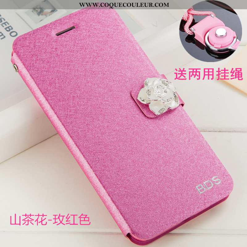 Housse Oppo Reno2 Z Protection Incassable Cuir, Étui Oppo Reno2 Z Strass Support Champagne