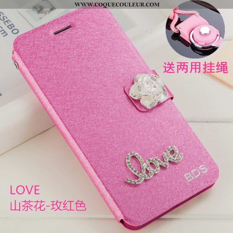 Housse Oppo Reno2 Z Protection Incassable Cuir, Étui Oppo Reno2 Z Strass Support Champagne