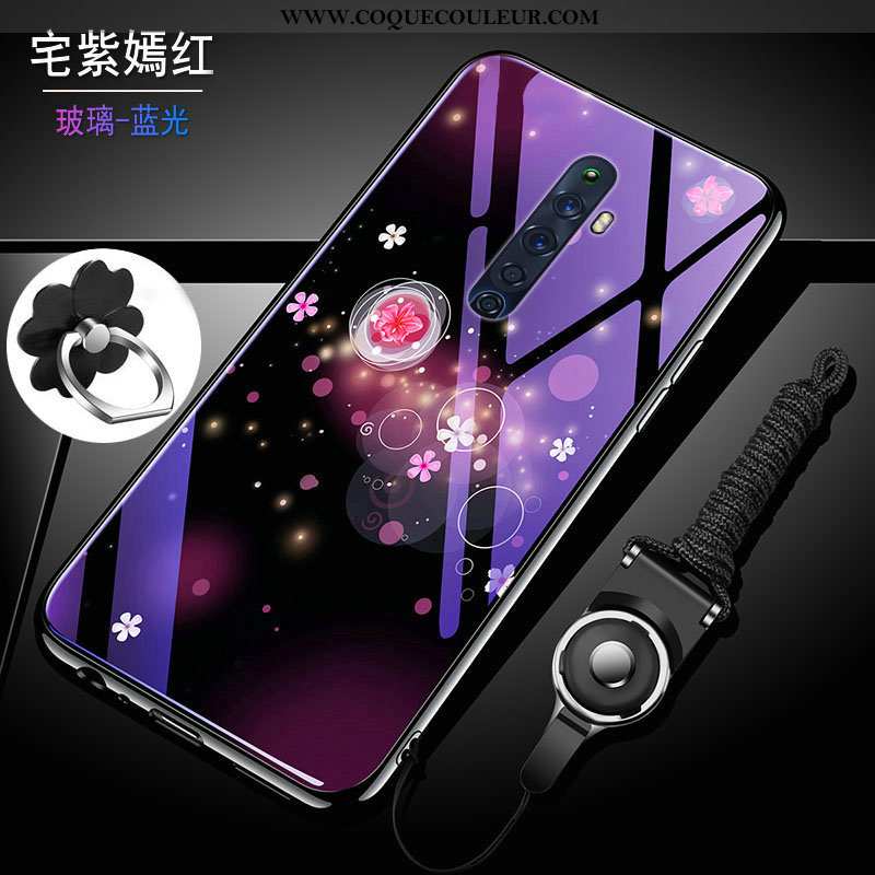 Coque Oppo Reno2 Z Silicone Fluide Doux Incassable, Housse Oppo Reno2 Z Protection Violet