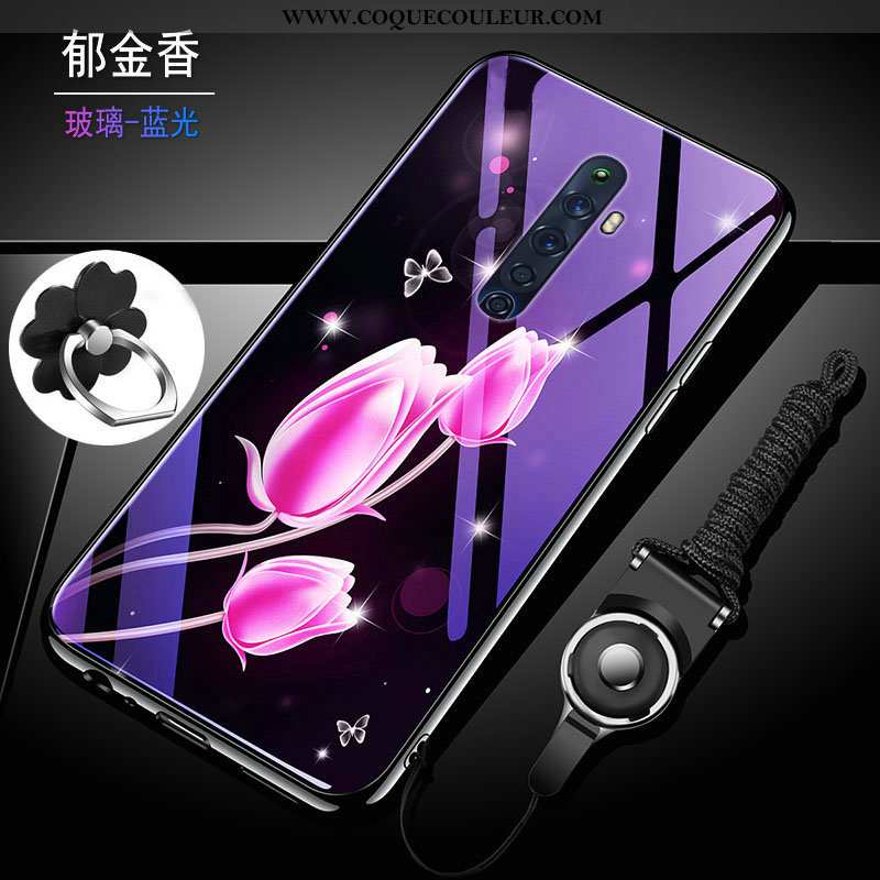 Coque Oppo Reno2 Z Silicone Fluide Doux Incassable, Housse Oppo Reno2 Z Protection Violet