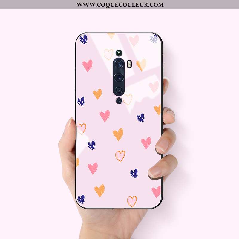 Housse Oppo Reno2 Z Ultra Fluide Doux Rose, Étui Oppo Reno2 Z Tendance Légère Rose