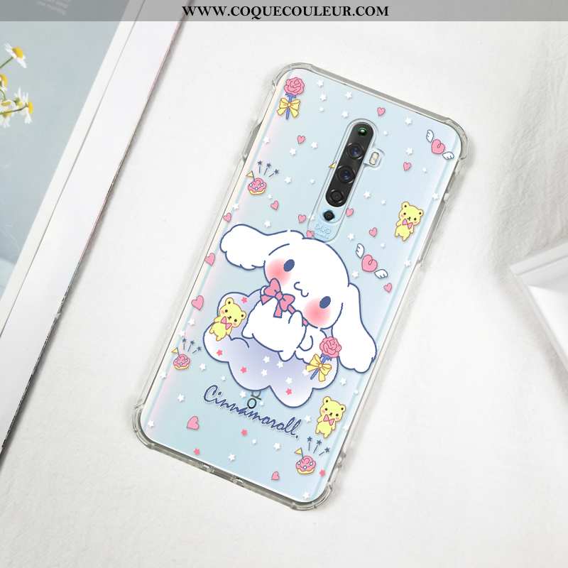 Coque Oppo Reno2 Z Fluide Doux Blanc Étui, Housse Oppo Reno2 Z Protection Blanche