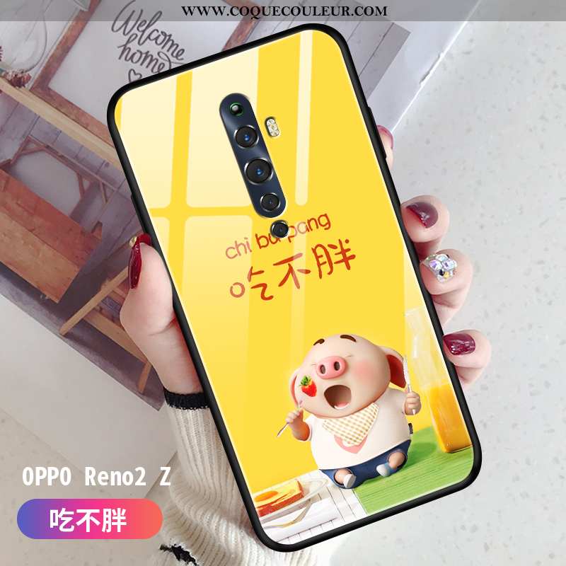 Coque Oppo Reno2 Z Charmant Protection Silicone, Housse Oppo Reno2 Z Tendance Verte