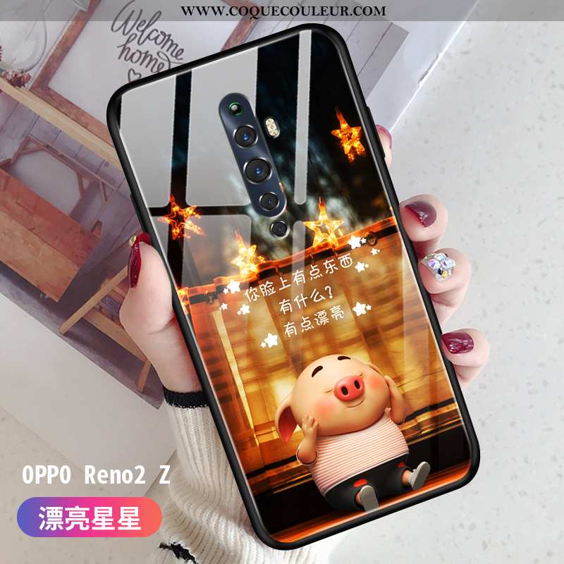 Coque Oppo Reno2 Z Charmant Protection Silicone, Housse Oppo Reno2 Z Tendance Verte