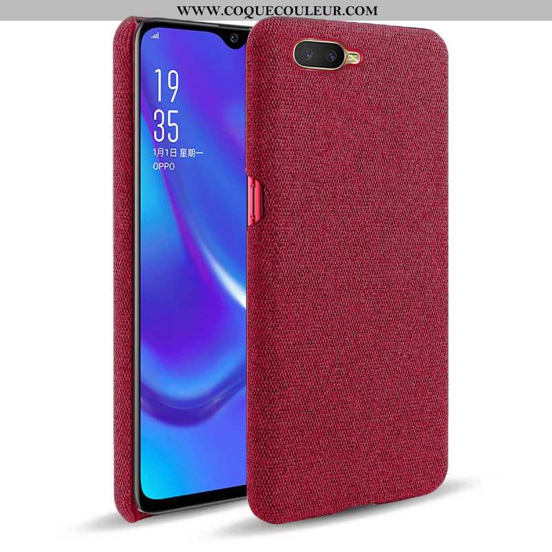 Housse Oppo Rx17 Neo Protection Coque Étui, Étui Oppo Rx17 Neo Incassable Difficile Bordeaux