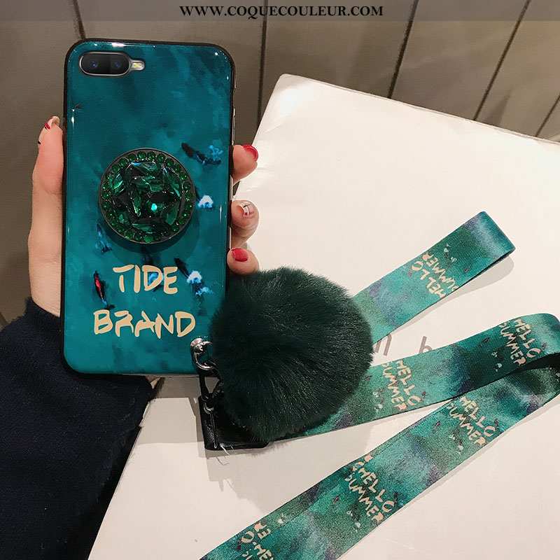 Coque Oppo Rx17 Neo Tendance Tout Compris Vert, Housse Oppo Rx17 Neo Protection Créatif Verte