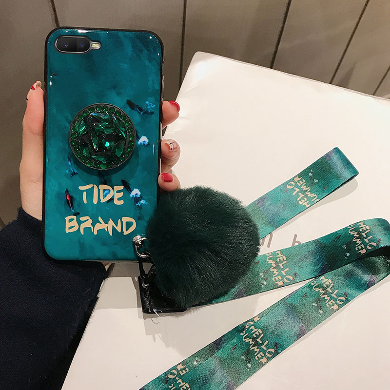 Coque Oppo Rx17 Neo Tendance Tout Compris Vert, Housse Oppo Rx17 Neo Protection Créatif Verte