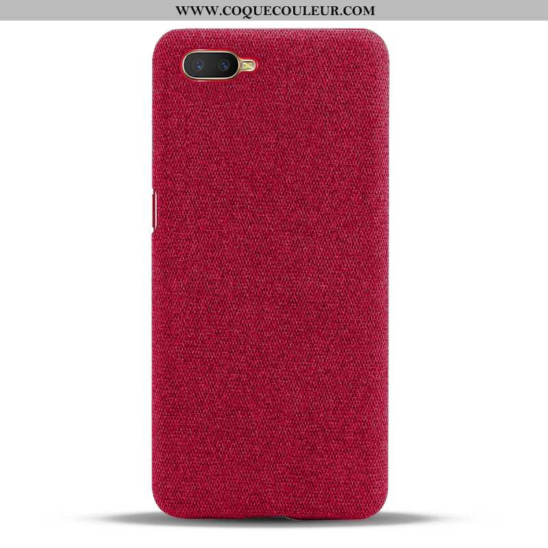 Coque Oppo Rx17 Neo Protection Étui Rouge, Housse Oppo Rx17 Neo Tendance Téléphone Portable Rouge