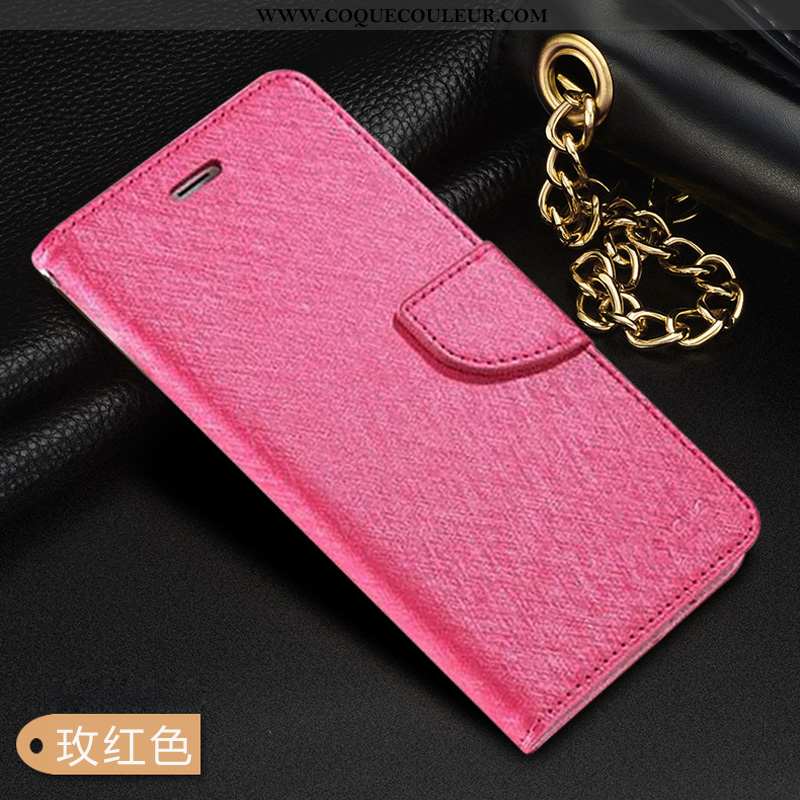 Coque Oppo Rx17 Neo Fluide Doux Cuir Étui, Housse Oppo Rx17 Neo Silicone Rose