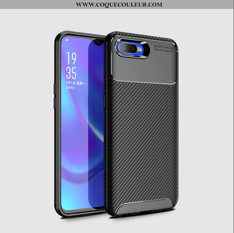 Coque Oppo Rx17 Neo Silicone Simple Modèle Fleurie, Housse Oppo Rx17 Neo Protection Magnétisme Noir