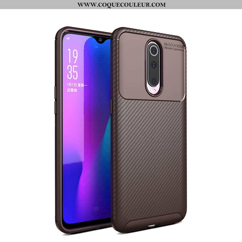 Housse Oppo Rx17 Pro Fluide Doux Ballon Modèle Fleurie, Étui Oppo Rx17 Pro Silicone Protection Noir