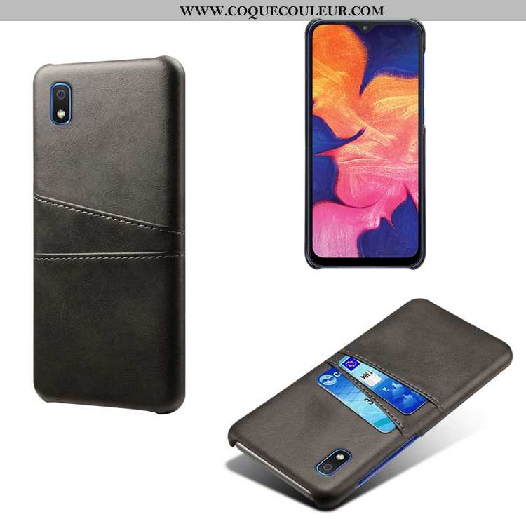 Housse Samsung Galaxy A10 Personnalité Étui Incassable, Samsung Galaxy A10 Cuir Petit Rouge