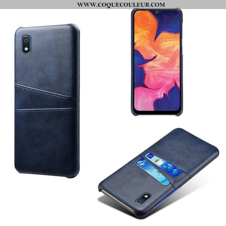 Housse Samsung Galaxy A10 Personnalité Étui Incassable, Samsung Galaxy A10 Cuir Petit Rouge