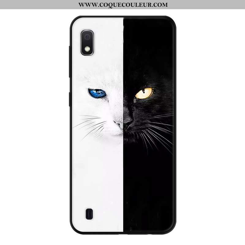 Housse Samsung Galaxy A10 Personnalité Coque Étui, Étui Samsung Galaxy A10 Créatif Incassable Verte