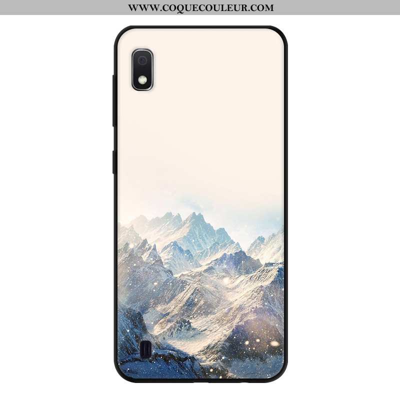 Housse Samsung Galaxy A10 Personnalité Coque Étui, Étui Samsung Galaxy A10 Créatif Incassable Verte