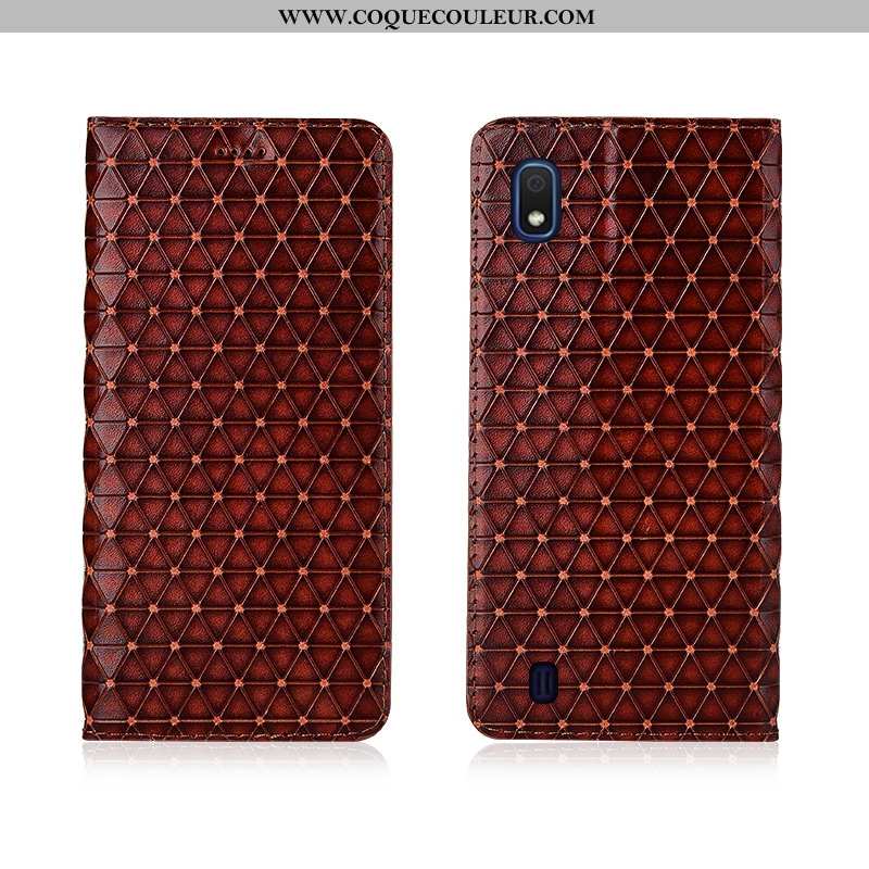 Housse Samsung Galaxy A10 Protection Tout Compris Plaid, Étui Samsung Galaxy A10 Délavé En Daim Nouv