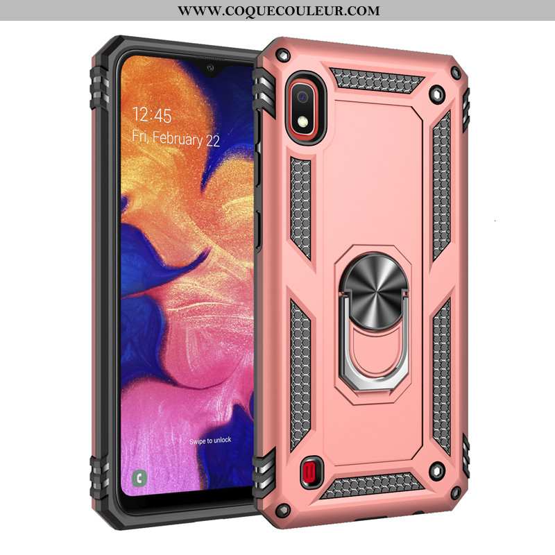 Étui Samsung Galaxy A10 Silicone Tout Compris Cool, Coque Samsung Galaxy A10 Protection Boucle Rose