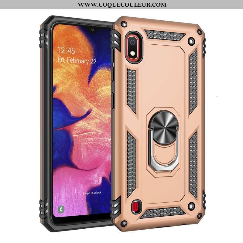 Étui Samsung Galaxy A10 Silicone Tout Compris Cool, Coque Samsung Galaxy A10 Protection Boucle Rose