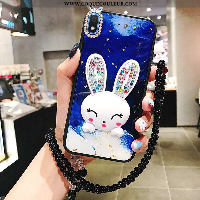 Coque Samsung Galaxy A10 Tendance Lapin Créatif, Housse Samsung Galaxy A10 Mode Ornements Suspendus 