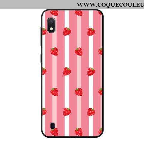 Coque Samsung Galaxy A10 Délavé En Daim Étoile Frais, Housse Samsung Galaxy A10 Fluide Doux Protecti