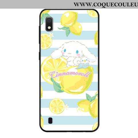 Coque Samsung Galaxy A10 Délavé En Daim Étoile Frais, Housse Samsung Galaxy A10 Fluide Doux Protecti