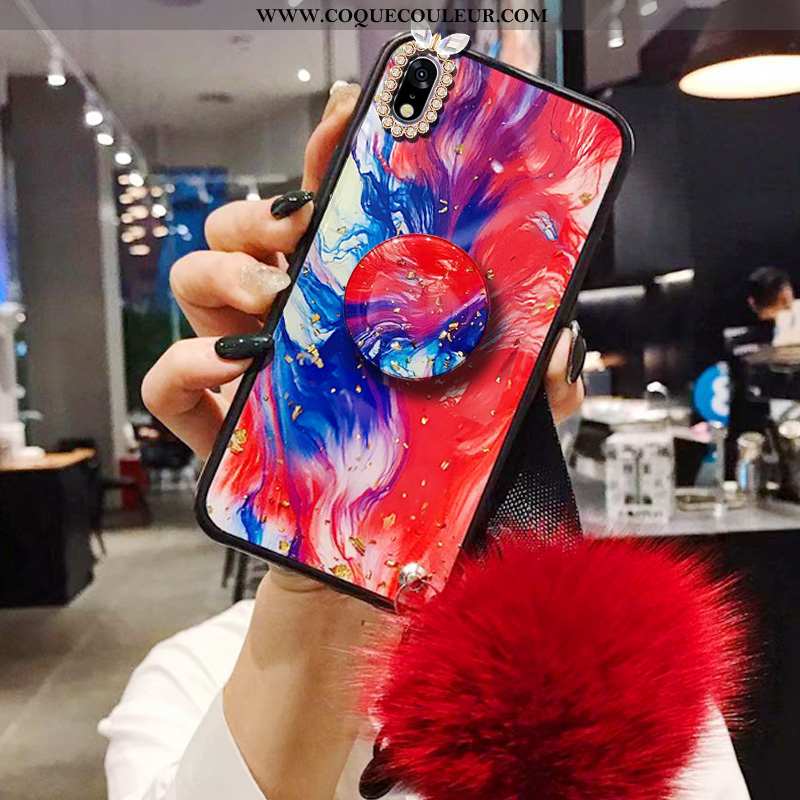 Coque Samsung Galaxy A10 Mode Pompon Coque, Housse Samsung Galaxy A10 Incruster Strass Incassable Ro