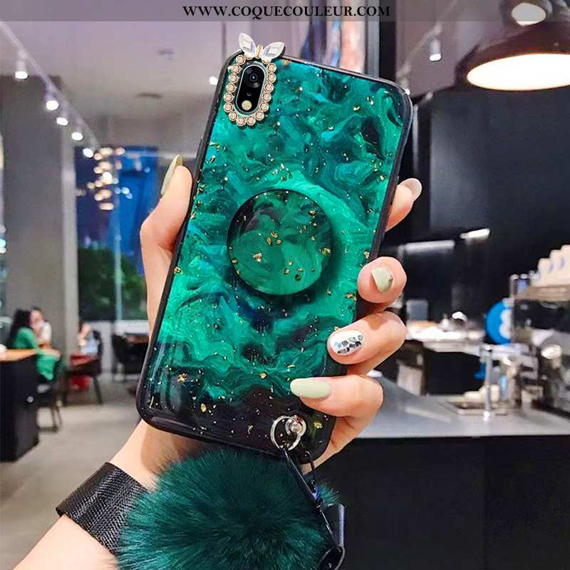 Coque Samsung Galaxy A10 Mode Pompon Coque, Housse Samsung Galaxy A10 Incruster Strass Incassable Ro