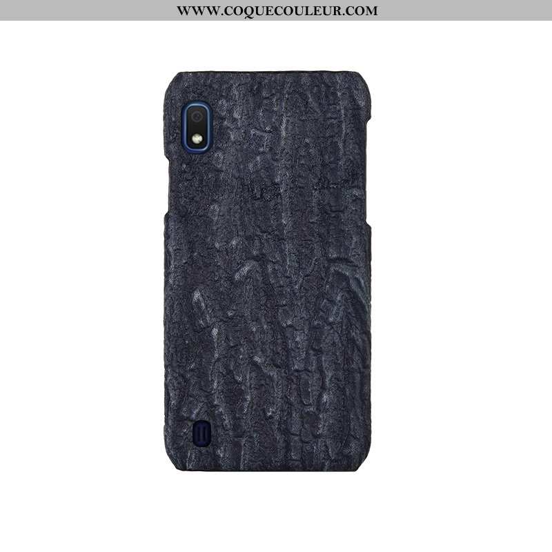 Coque Samsung Galaxy A10 Protection Personnalisé Cuir, Housse Samsung Galaxy A10 Luxe Créatif Bleu