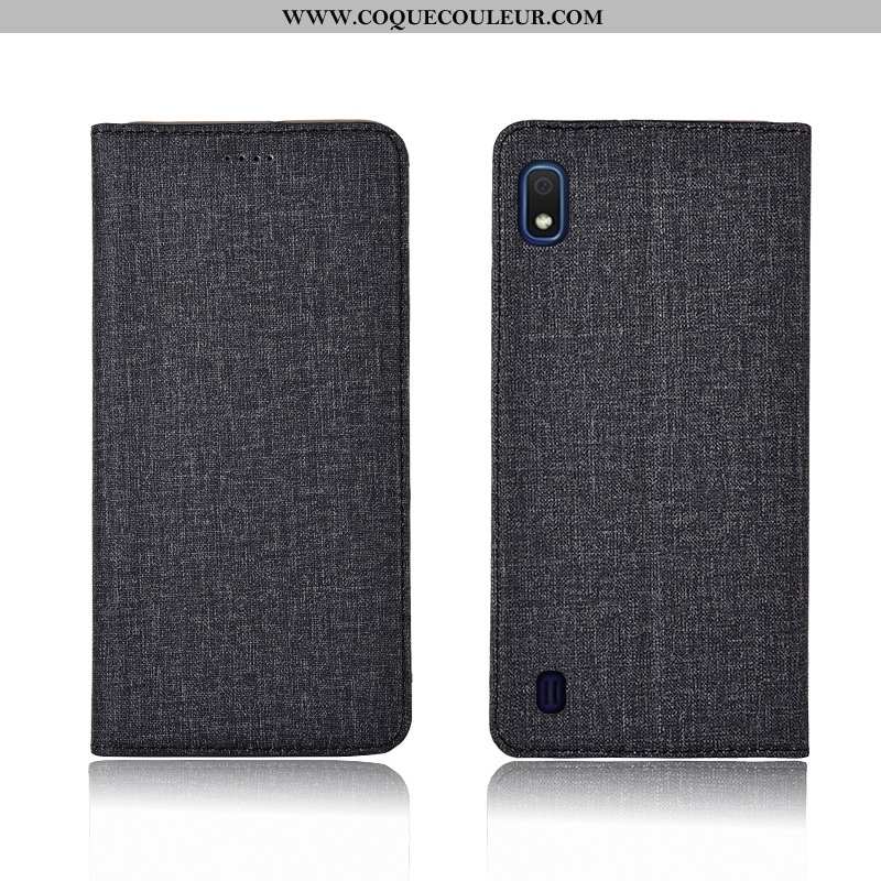 Housse Samsung Galaxy A10 Fluide Doux Bleu Étui, Étui Samsung Galaxy A10 Silicone Incassable