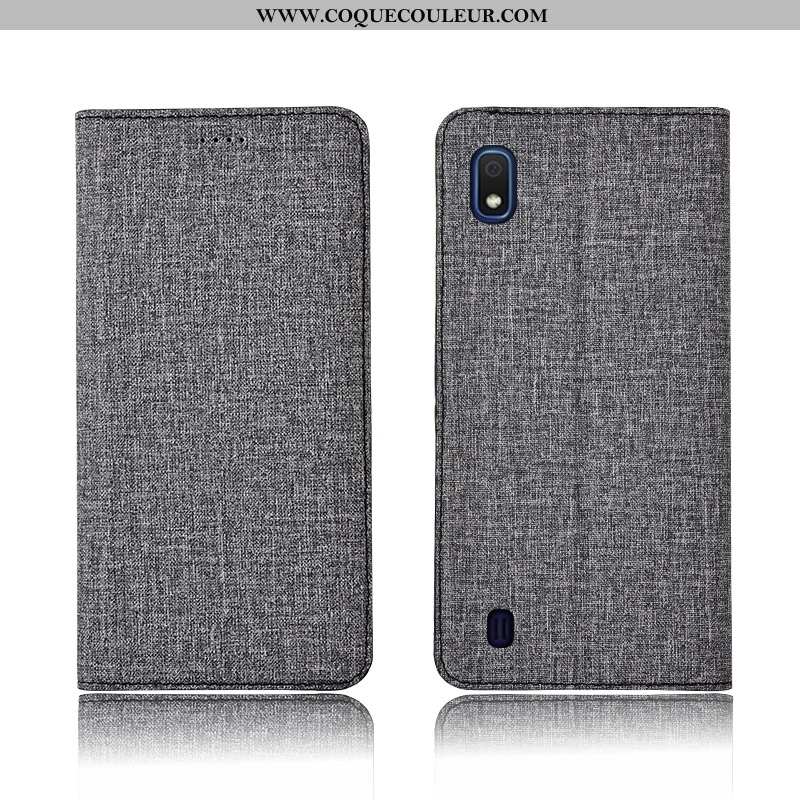 Housse Samsung Galaxy A10 Fluide Doux Bleu Étui, Étui Samsung Galaxy A10 Silicone Incassable