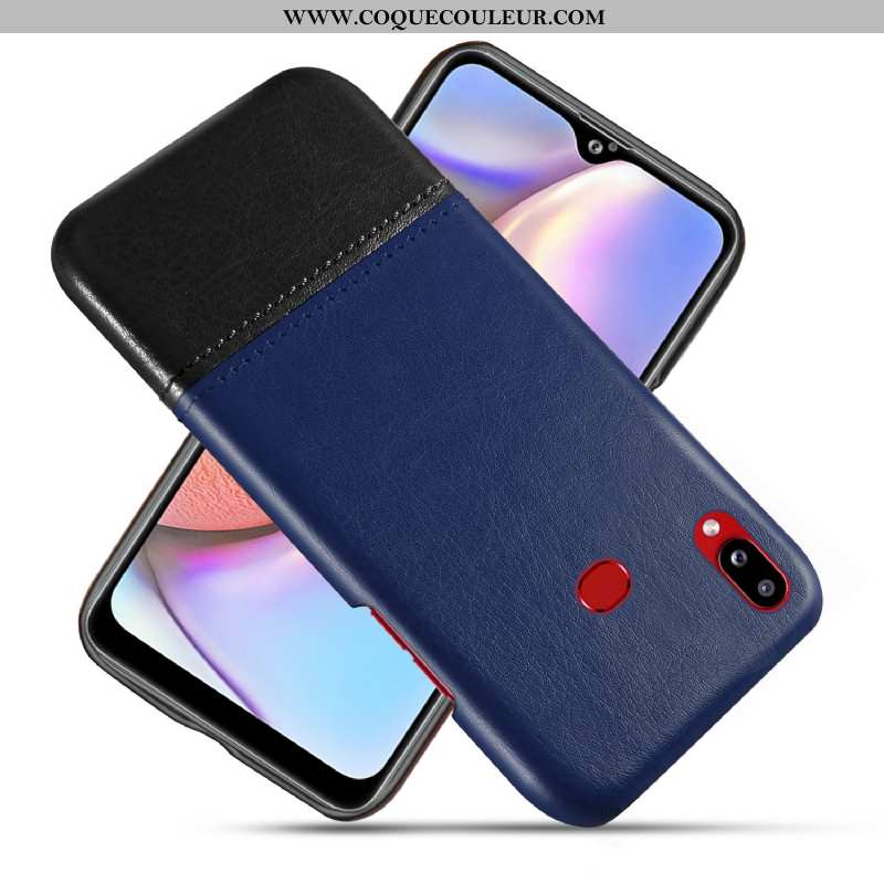 Housse Samsung Galaxy A10s Cuir Coque Rouge, Étui Samsung Galaxy A10s Qualité Difficile Rouge