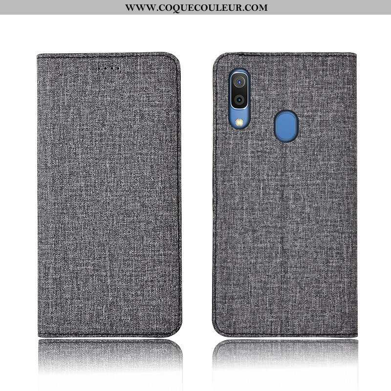 Coque Samsung Galaxy A20e Silicone Incassable Gris, Housse Samsung Galaxy A20e Protection Étui Gris