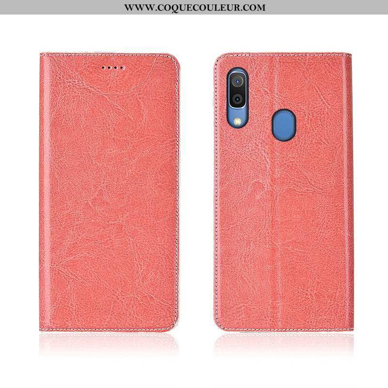 Étui Samsung Galaxy A20e Protection Silicone Marron, Coque Samsung Galaxy A20e Cuir Véritable Marron