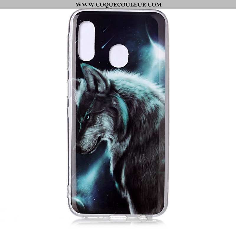 Coque Samsung Galaxy A20e Personnalité Tendance, Housse Samsung Galaxy A20e Dessin Animé Étoile Bleu