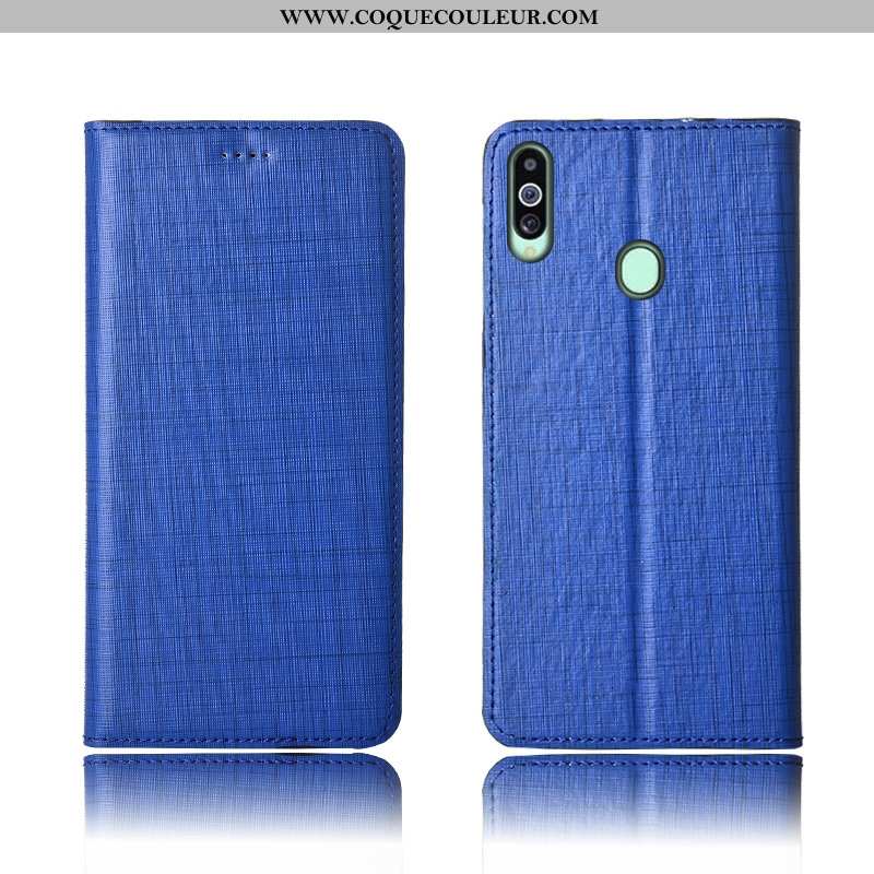 Coque Samsung Galaxy A20s Tendance Étoile Nouveau, Housse Samsung Galaxy A20s Cuir Silicone Bleu