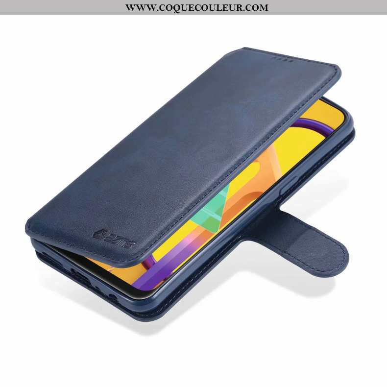 Étui Samsung Galaxy A20s Fluide Doux Tempérer Clamshell, Coque Samsung Galaxy A20s Silicone Incassab