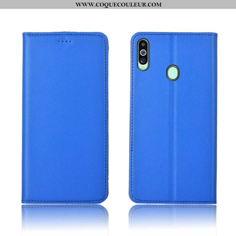 Coque Samsung Galaxy A20s Fluide Doux Housse, Housse Samsung Galaxy A20s Silicone Nouveau Bleu