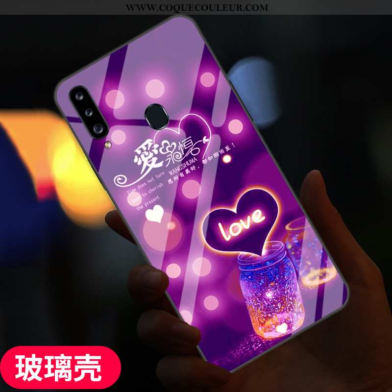 Étui Samsung Galaxy A20s Verre Tout Compris Téléphone Portable, Coque Samsung Galaxy A20s Charmant B