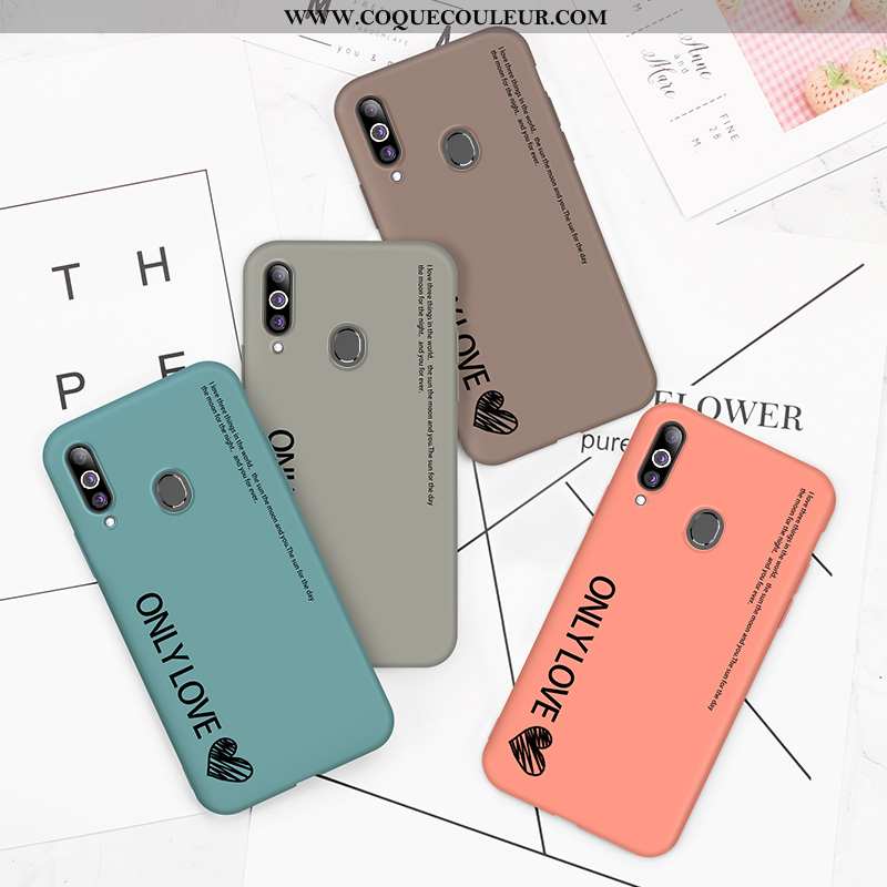 Étui Samsung Galaxy A20s Ultra Fluide Doux Légère, Coque Samsung Galaxy A20s Tendance Bleu