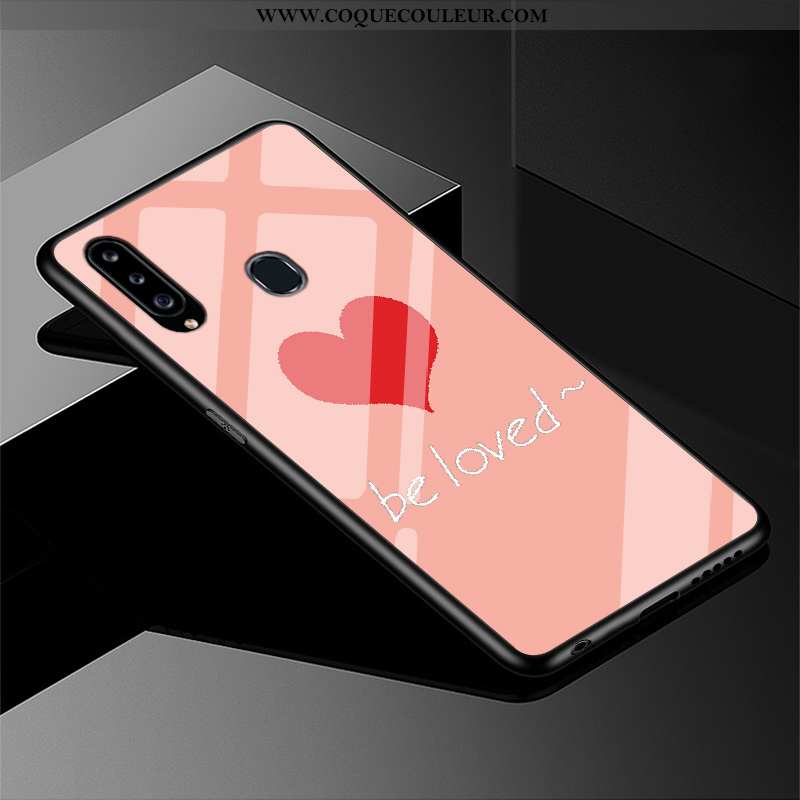 Housse Samsung Galaxy A20s Charmant Verre Incassable, Étui Samsung Galaxy A20s Silicone Dessin Animé