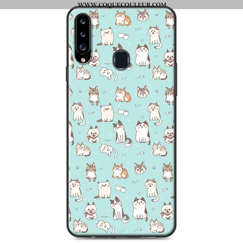 Coque Samsung Galaxy A20s Personnalité Étui Coque, Housse Samsung Galaxy A20s Dessin Animé Gris