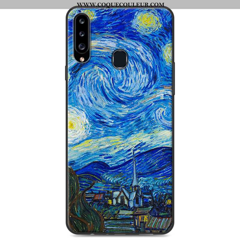 Coque Samsung Galaxy A20s Personnalité Étui Coque, Housse Samsung Galaxy A20s Dessin Animé Gris