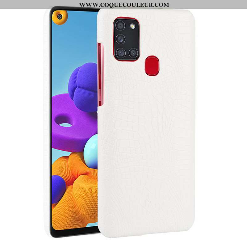 Étui Samsung Galaxy A21s Modèle Fleurie Téléphone Portable Noir, Coque Samsung Galaxy A21s Protectio