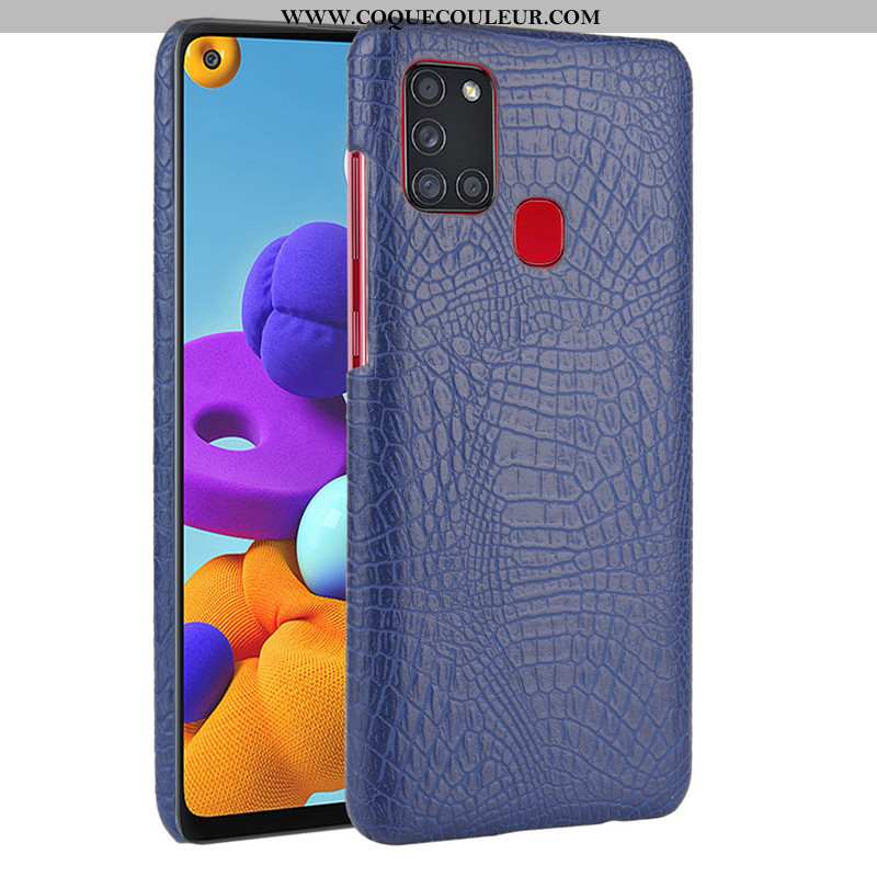 Étui Samsung Galaxy A21s Modèle Fleurie Téléphone Portable Noir, Coque Samsung Galaxy A21s Protectio