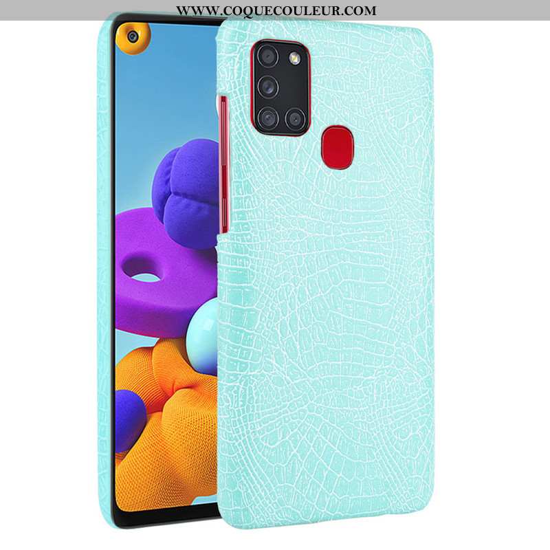 Étui Samsung Galaxy A21s Modèle Fleurie Téléphone Portable Noir, Coque Samsung Galaxy A21s Protectio