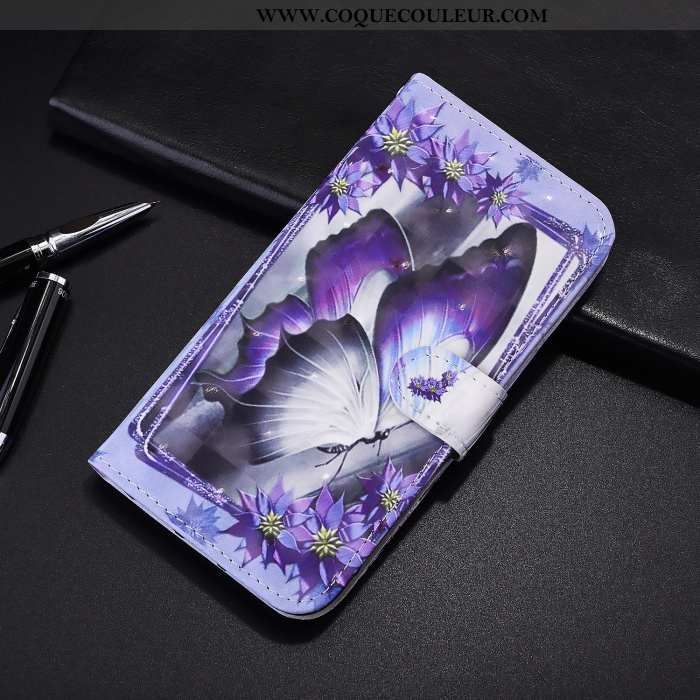 Housse Samsung Galaxy A21s Cuir Étui Dessin Animé, Samsung Galaxy A21s Protection Bleu