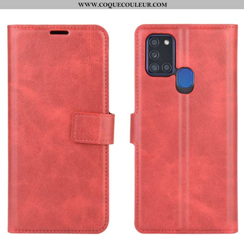 Coque Samsung Galaxy A21s Modèle Fleurie Bovins Une Agrafe, Housse Samsung Galaxy A21s Protection Ro