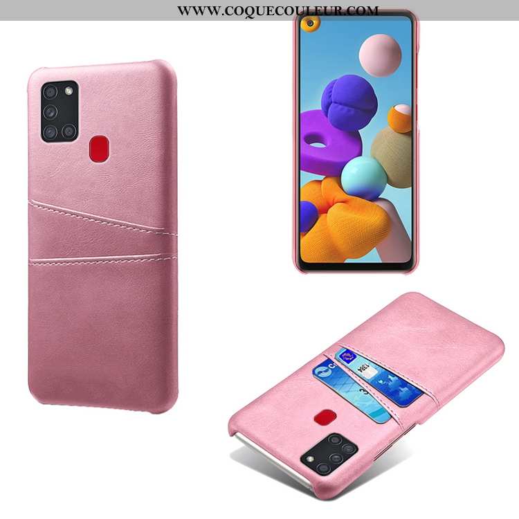 Housse Samsung Galaxy A21s Cuir Personnalité Carte, Étui Samsung Galaxy A21s Modèle Fleurie Bovins R