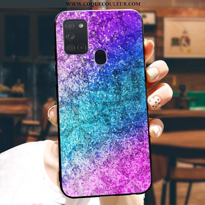 Étui Samsung Galaxy A21s Tendance Mode Tout Compris, Coque Samsung Galaxy A21s Modèle Fleurie Téléph